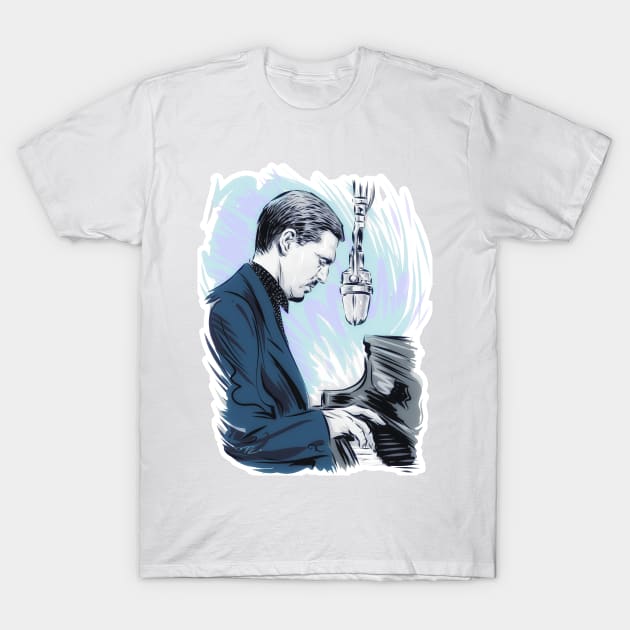 Mose Allison - An illustration by Paul Cemmick T-Shirt by PLAYDIGITAL2020